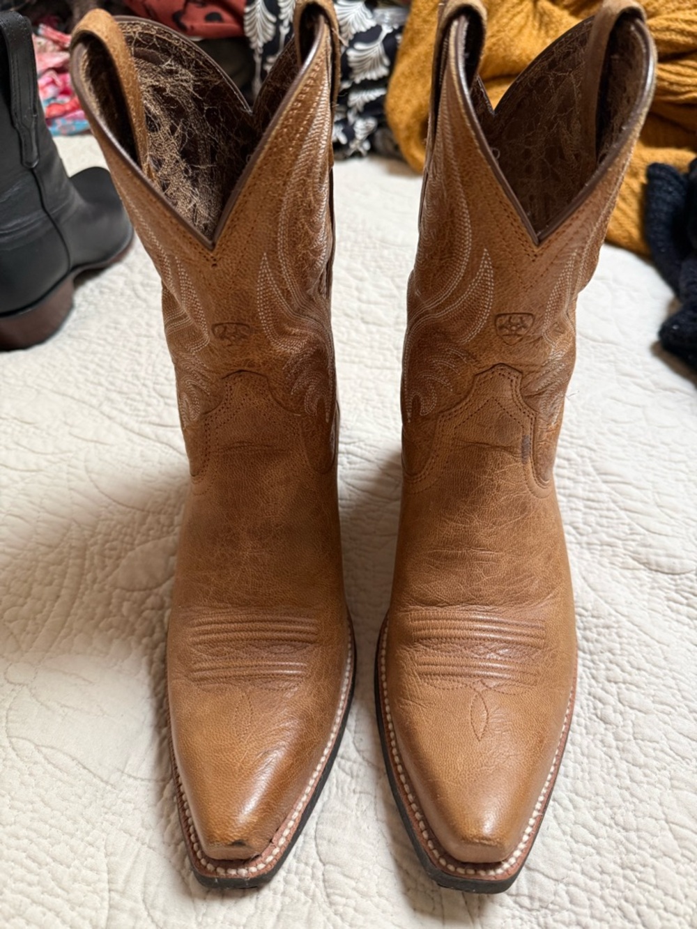 Ariat Women’s Brown Leather Western Boots